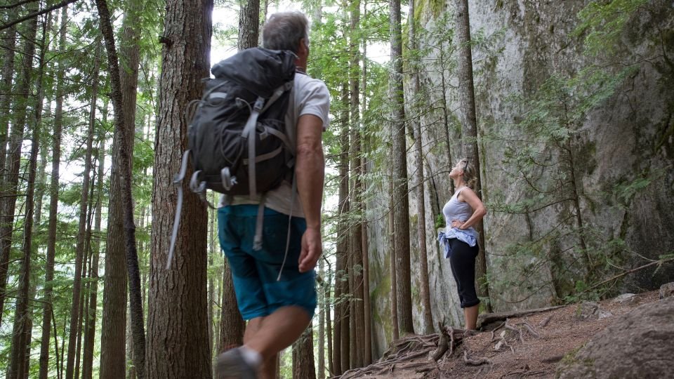 Hiking at Carolina Hemlocks