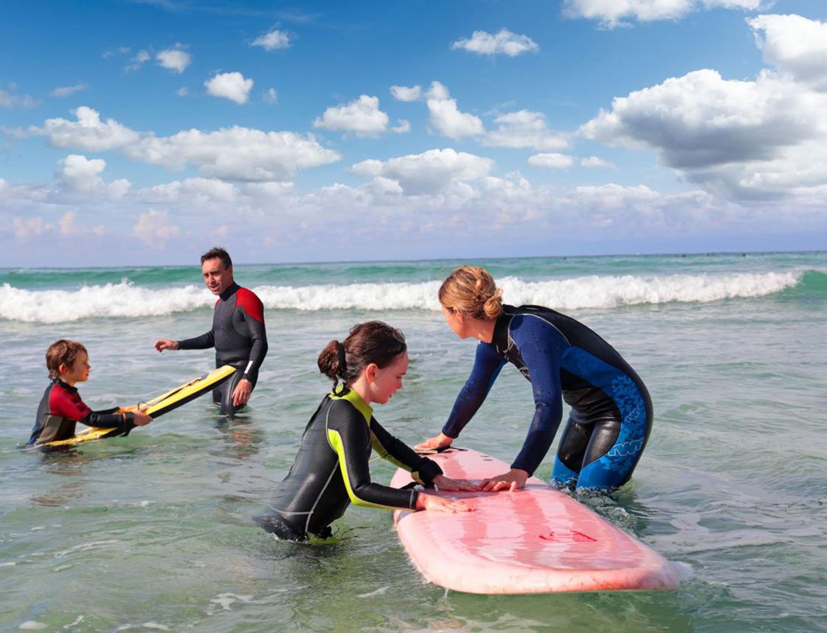 Surfing and Outdoor Adventures for Families