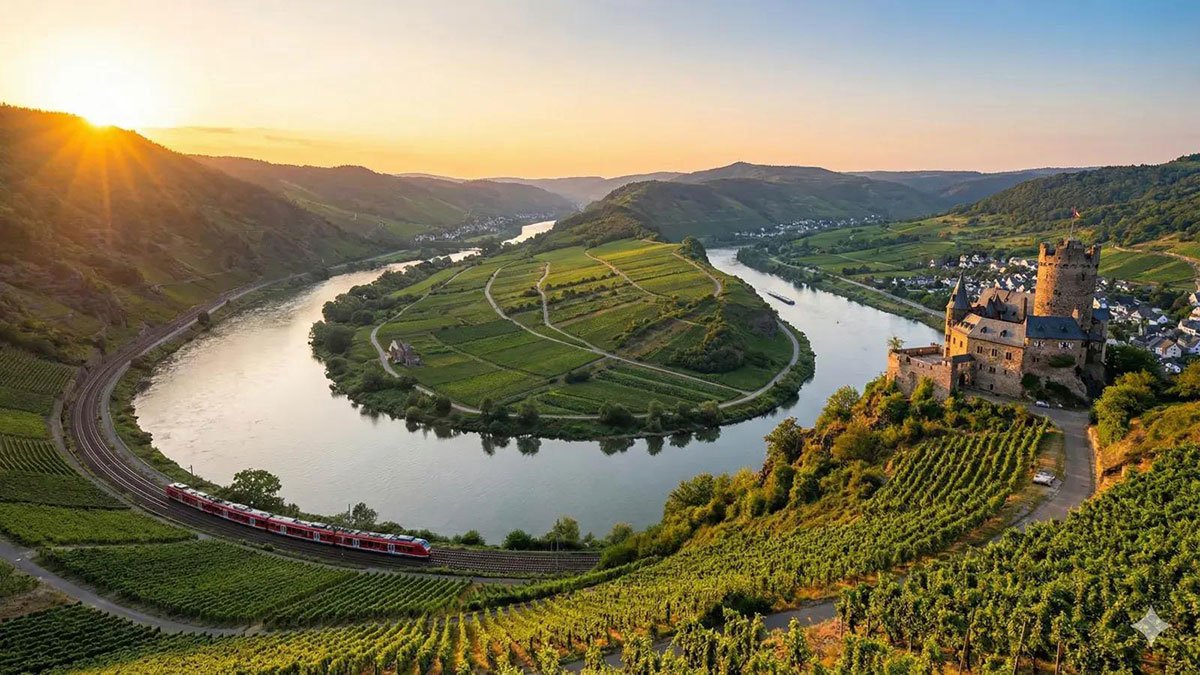 Enjoy the Scenery Along the Way Rhine Valley in Germany