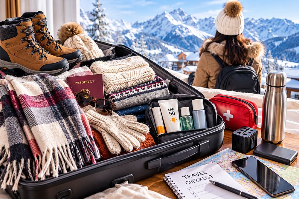 winter holiday packing list