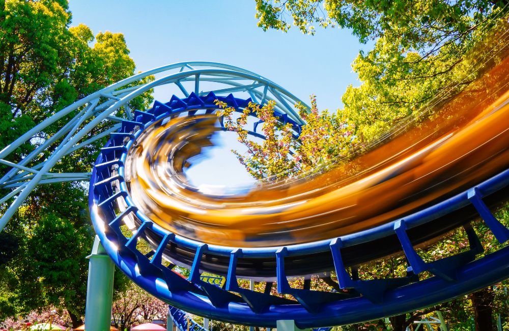 Roller Coaster Blue Streak Cedar Point