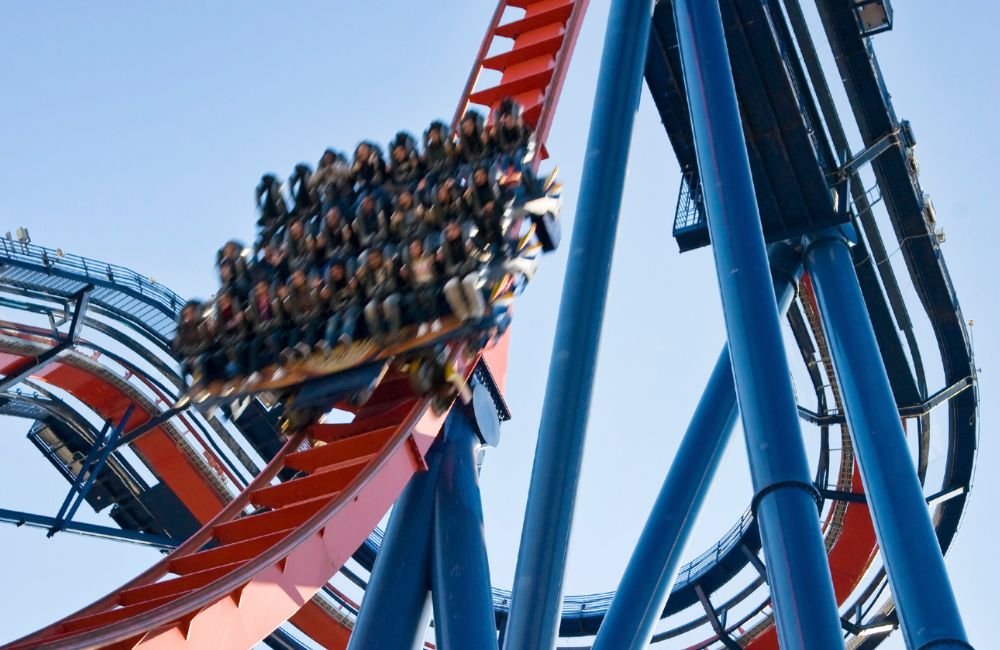 Roller Coaster X2 Six Flags Magic Mountain
