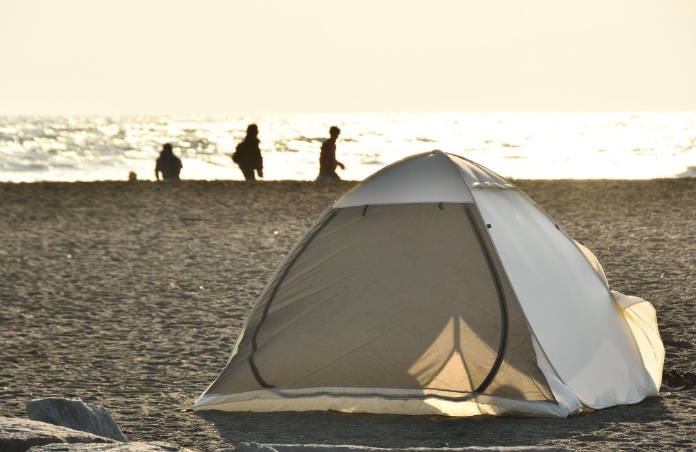 Camp On The Beach
