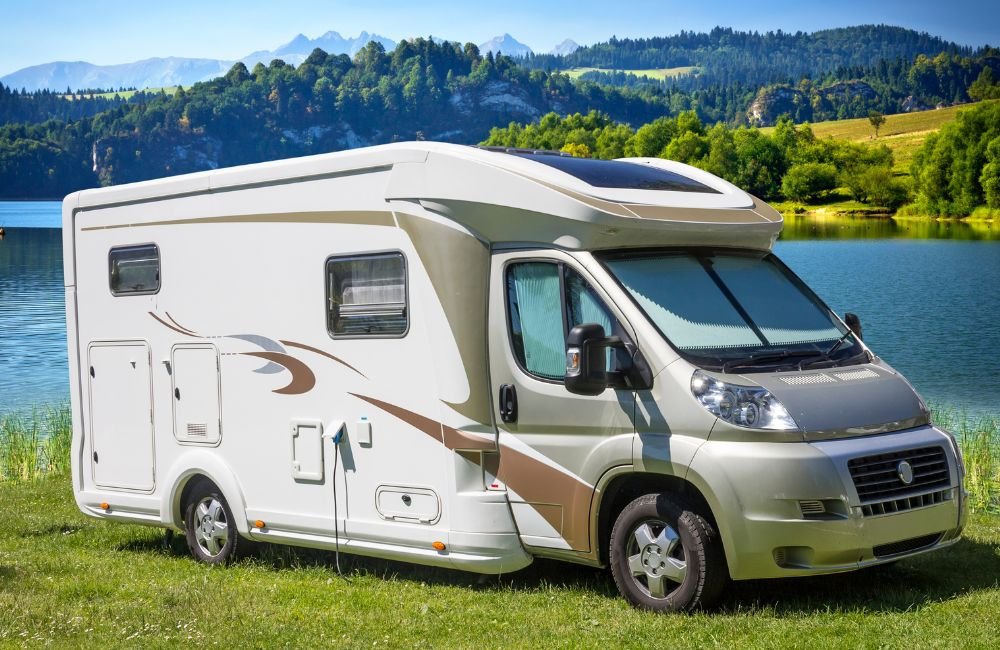 Motorhome Lake view