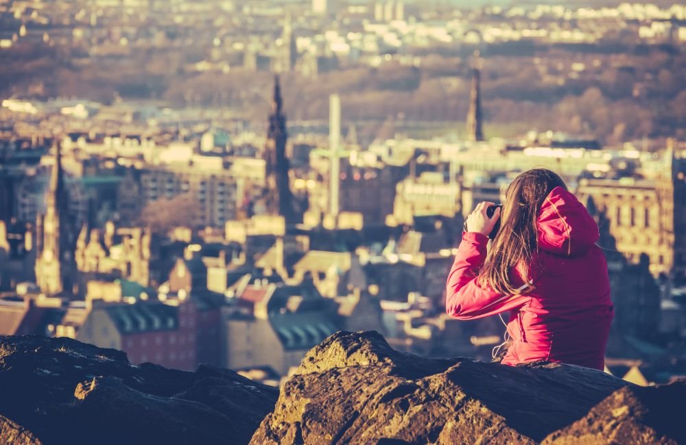 Mountaineering Scotland girl