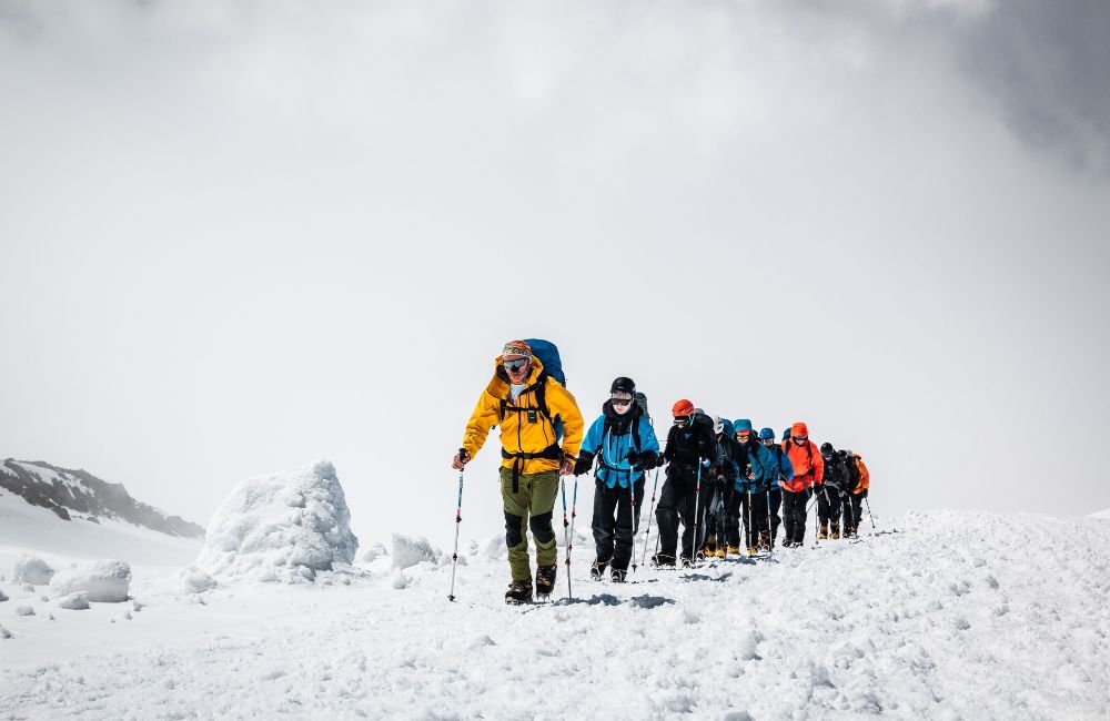 Winter equipment mountainer
