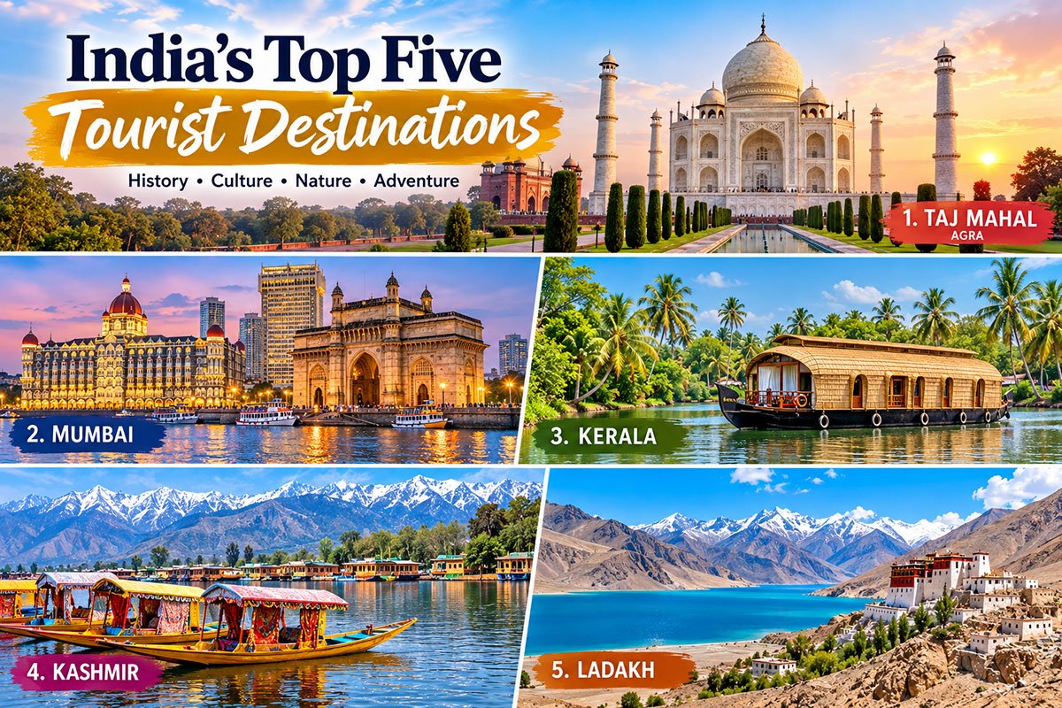 India’s top tourist destinations