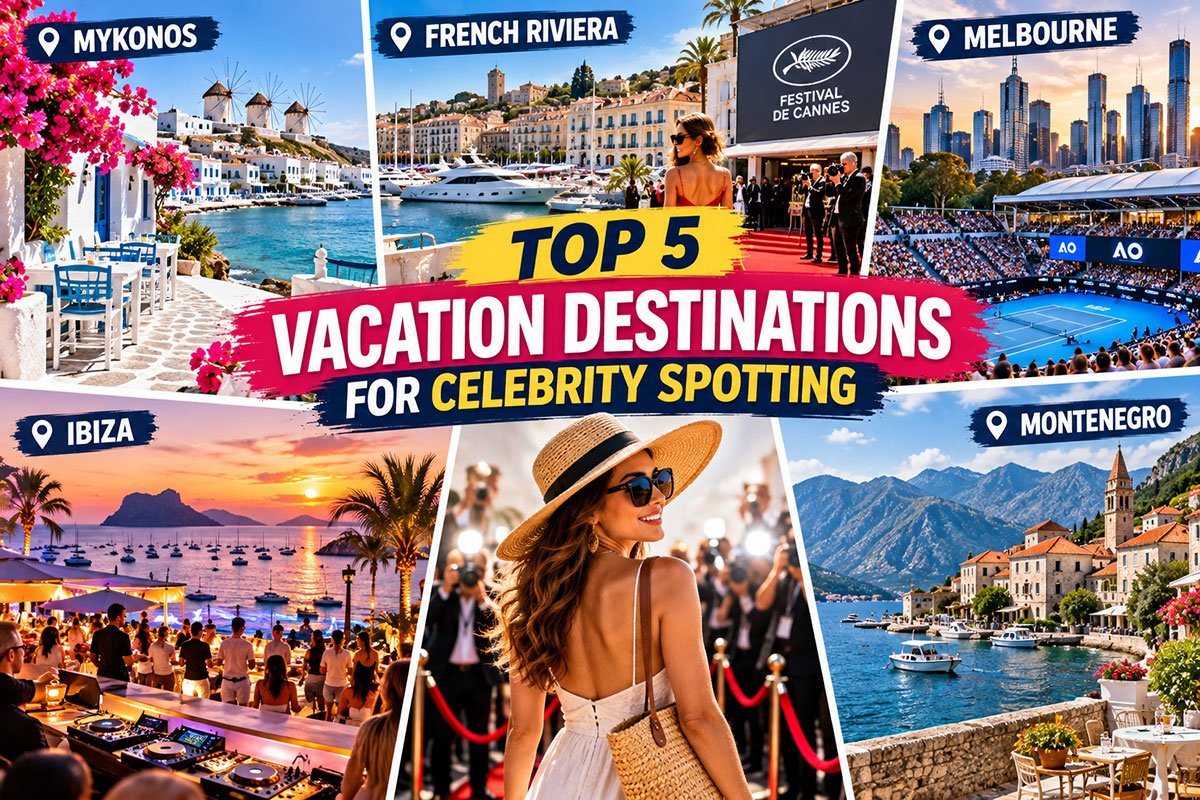 celebrity spotting vacation destinations