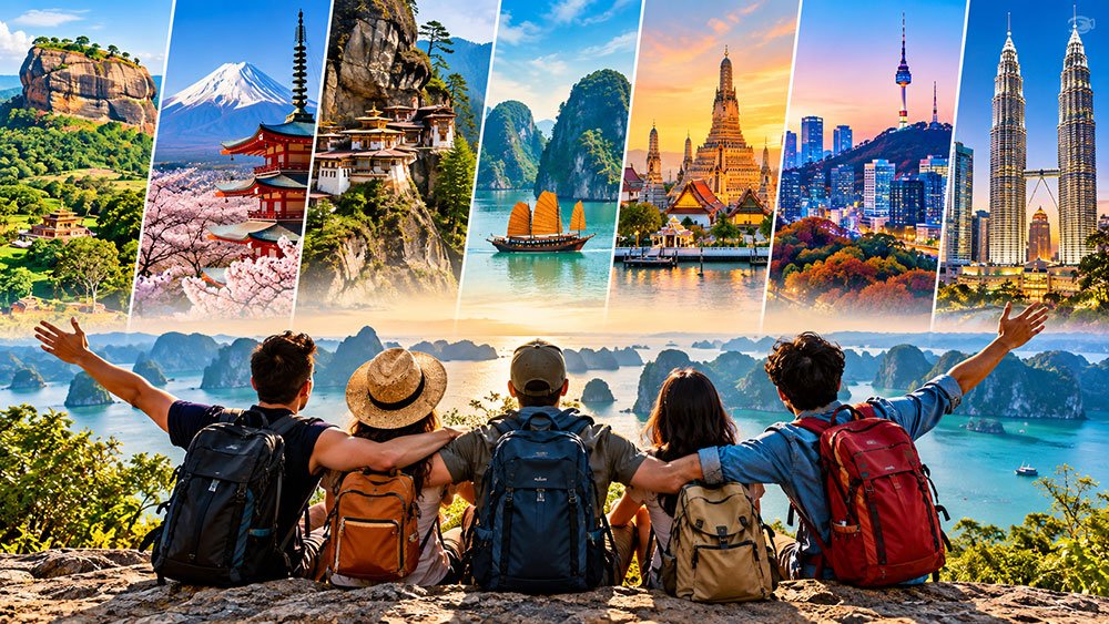 Asian destinations to explore with friends