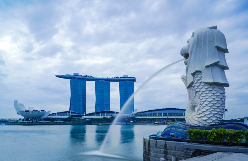 Marina Bay and Merlion Park
